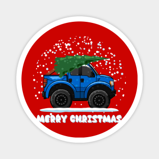 F150 Caricature Xmas Magnet